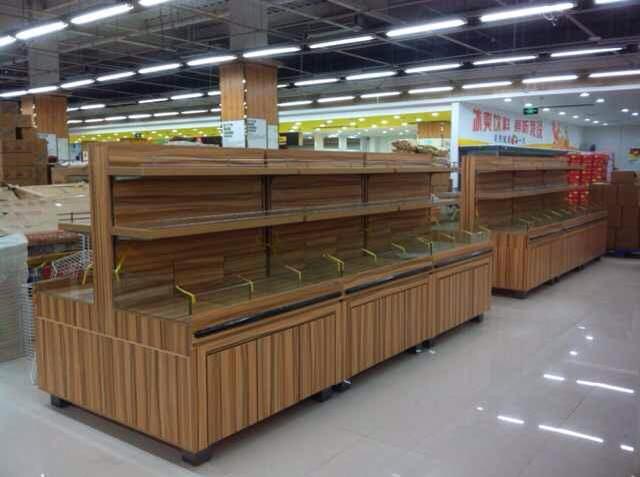 木质品货架在超市货架中的使用要点