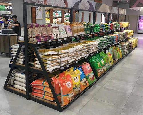 新款超市米粮货架