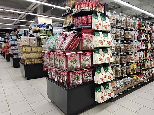 超市货架商品分类与分区